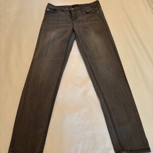 Women's Truth and Theory Jeans , size 6, Color Dark Grey